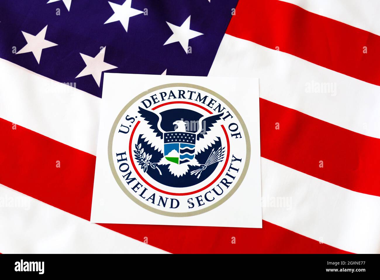 U.S. Department of Homeland Security Human Rights Foto Stock