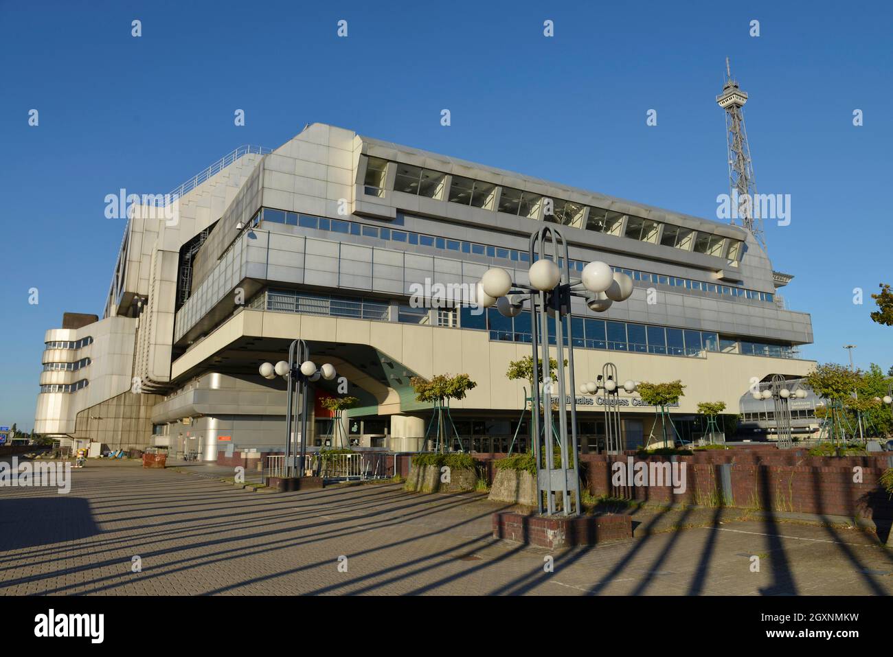 ICC, Messedamm, Westend, Charlottenburg, Berlino, Germania Foto Stock