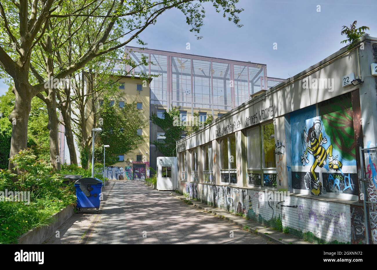 Gerhart Hauptmann School, Ohlauer Strasse, Kreuzberg, Berlino, Germania Foto Stock