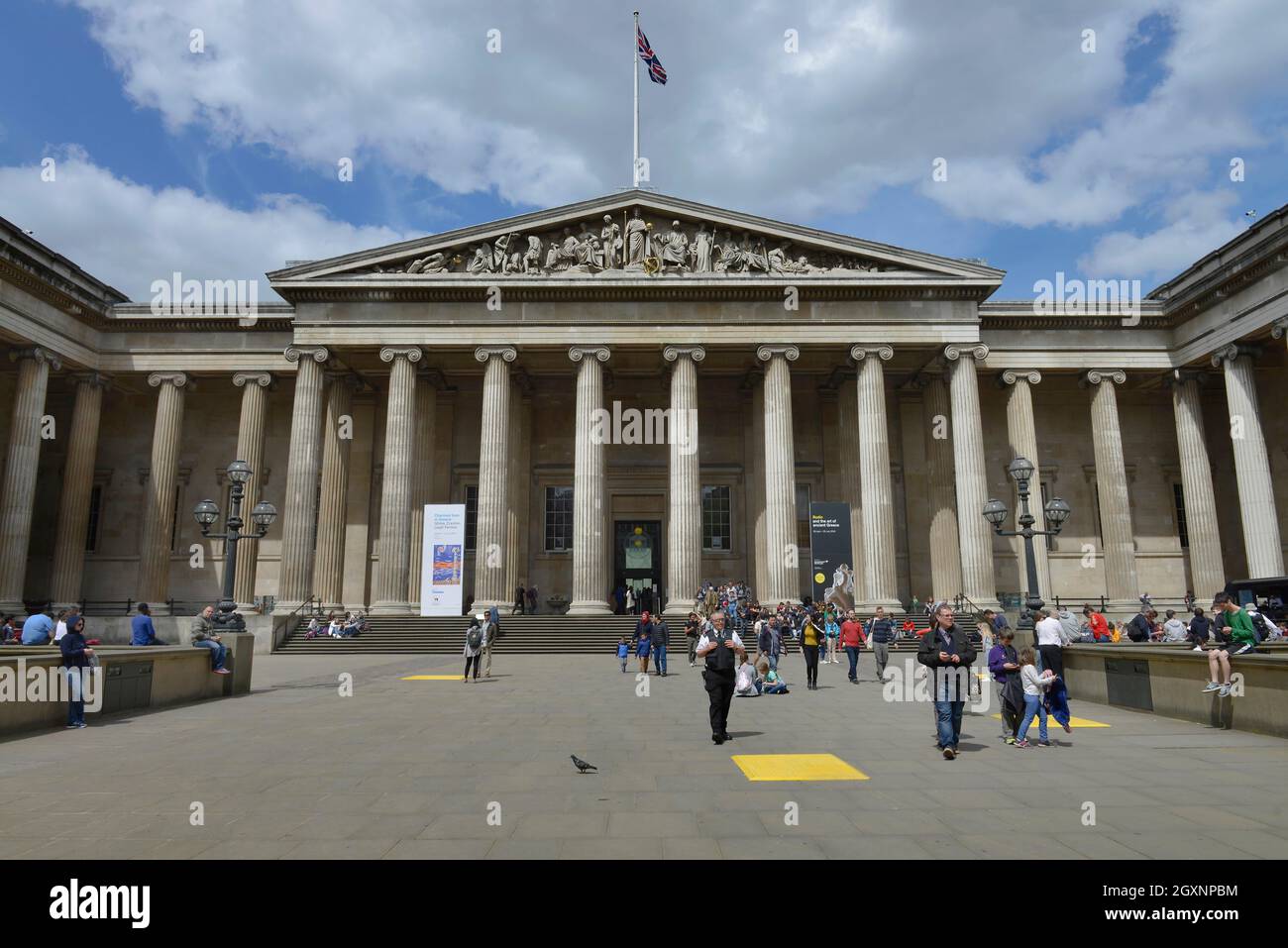 British Museum, Great Russell St sbury, Londra, Regno Unito Foto Stock