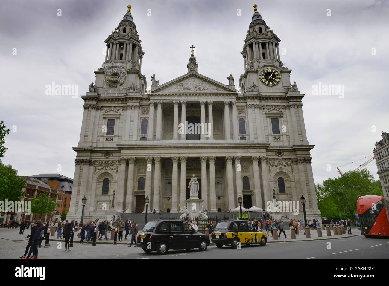 La Cattedrale di St Paul, Londra, Inghilterra, Regno Unito Foto Stock