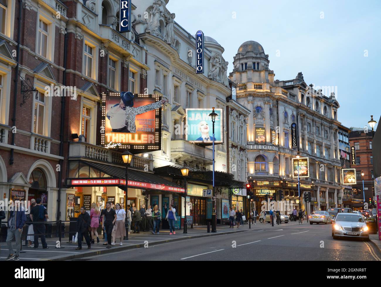 Musical, Shaftesbury Avenue, Soho, Londra, Inghilterra, Regno Unito Foto Stock