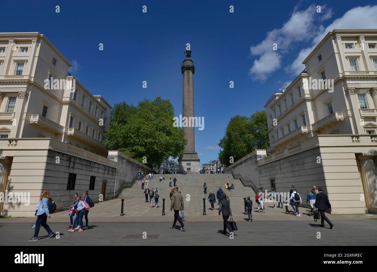 Duke of York column, Waterloo Place, Londra, Inghilterra, Regno Unito Foto Stock