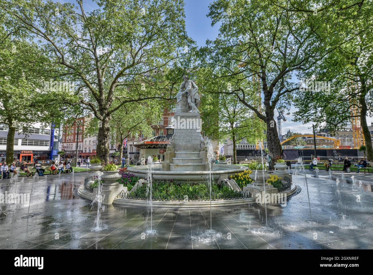 Leicester Square, Londra, Inghilterra, Regno Unito Foto Stock