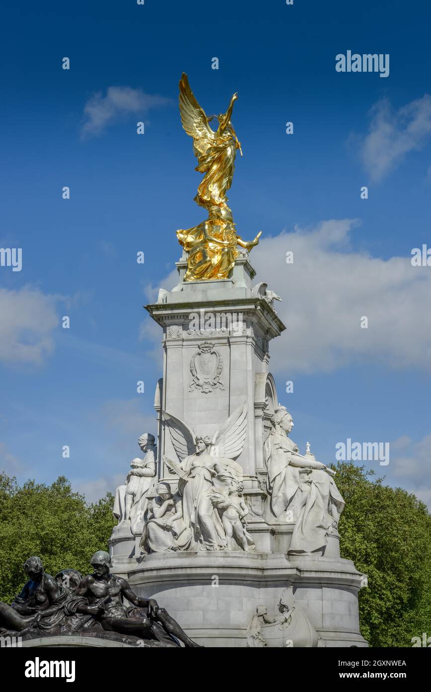 Memoriale della Victoria, London, England, Regno Unito Foto Stock