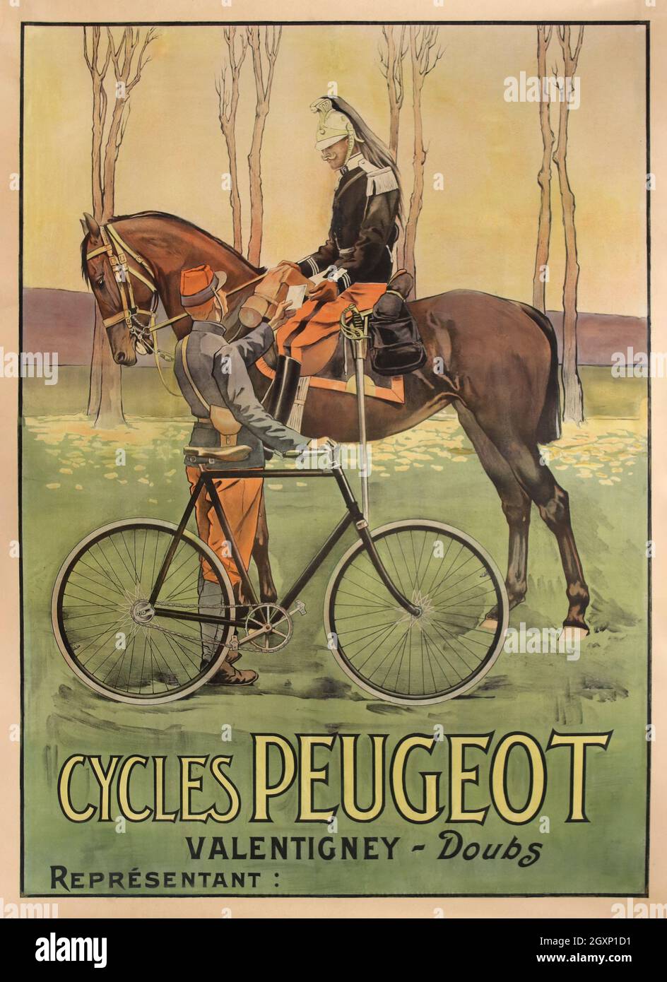 Cicli Peugeot Valentigney – Doubs Foto Stock