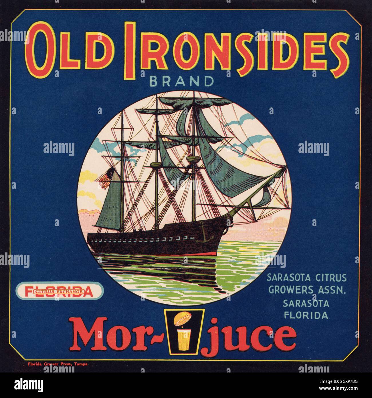 Vecchio marchio Ironsides Foto Stock