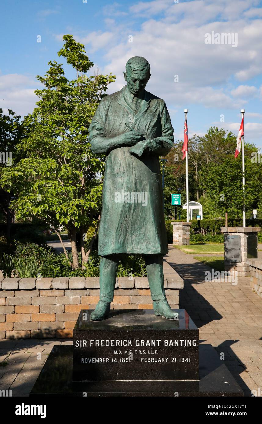 30 maggio 2021, Londra Ontario Canada. Banting House National Historic Site. Foto Stock