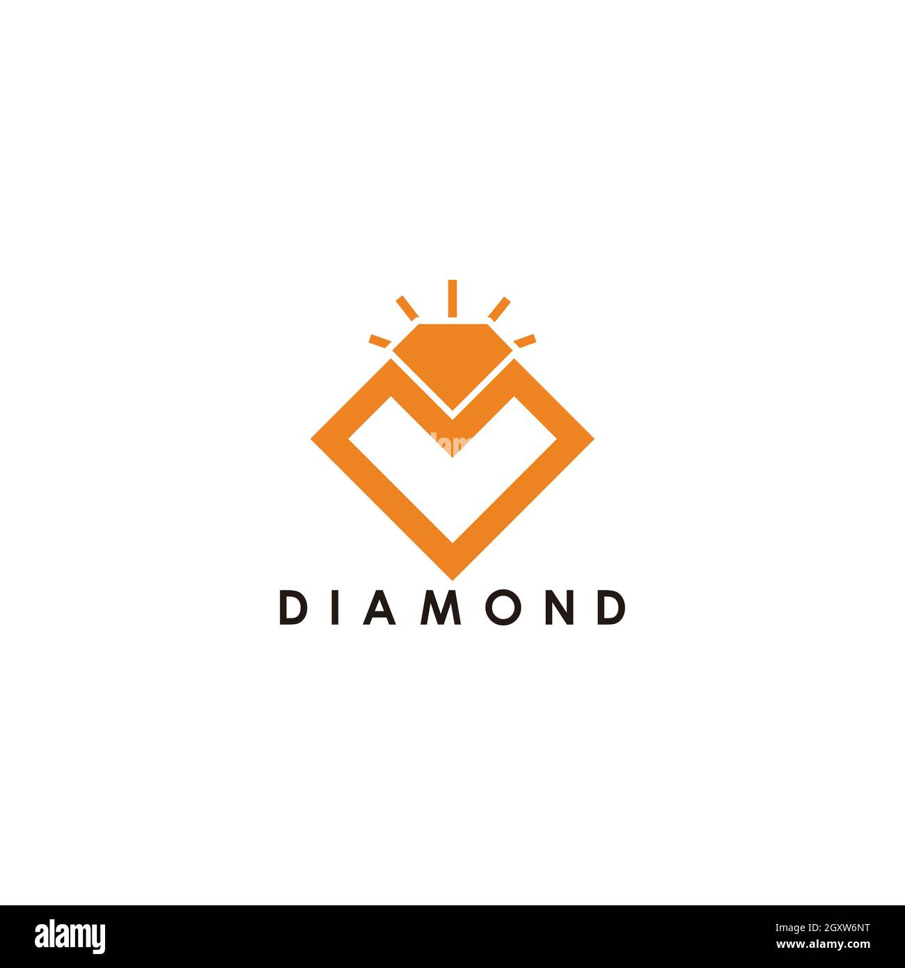 lettera m oro diamante lucido geometrico logo vettore Illustrazione Vettoriale