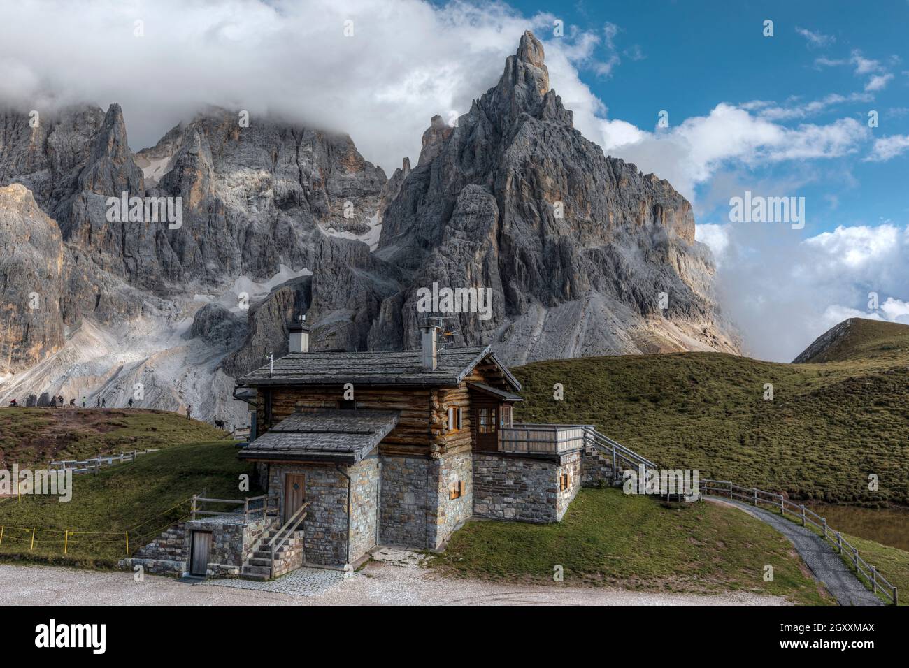 Passo Rolle, Trentino, Dolomiti, Italia Foto Stock