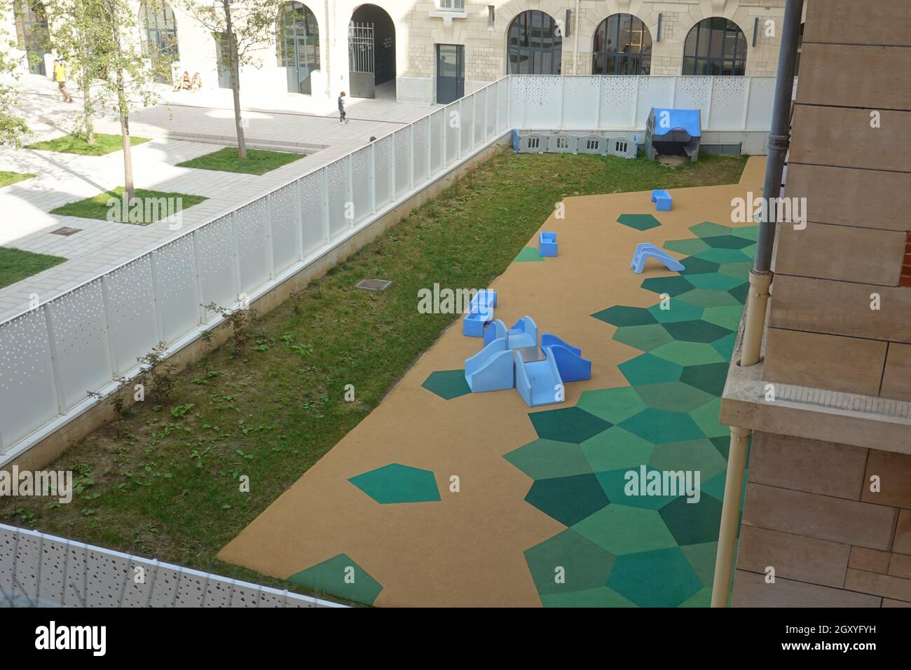 Parigi, Jardin Arnaud Beltrame, Kindergarten Foto Stock