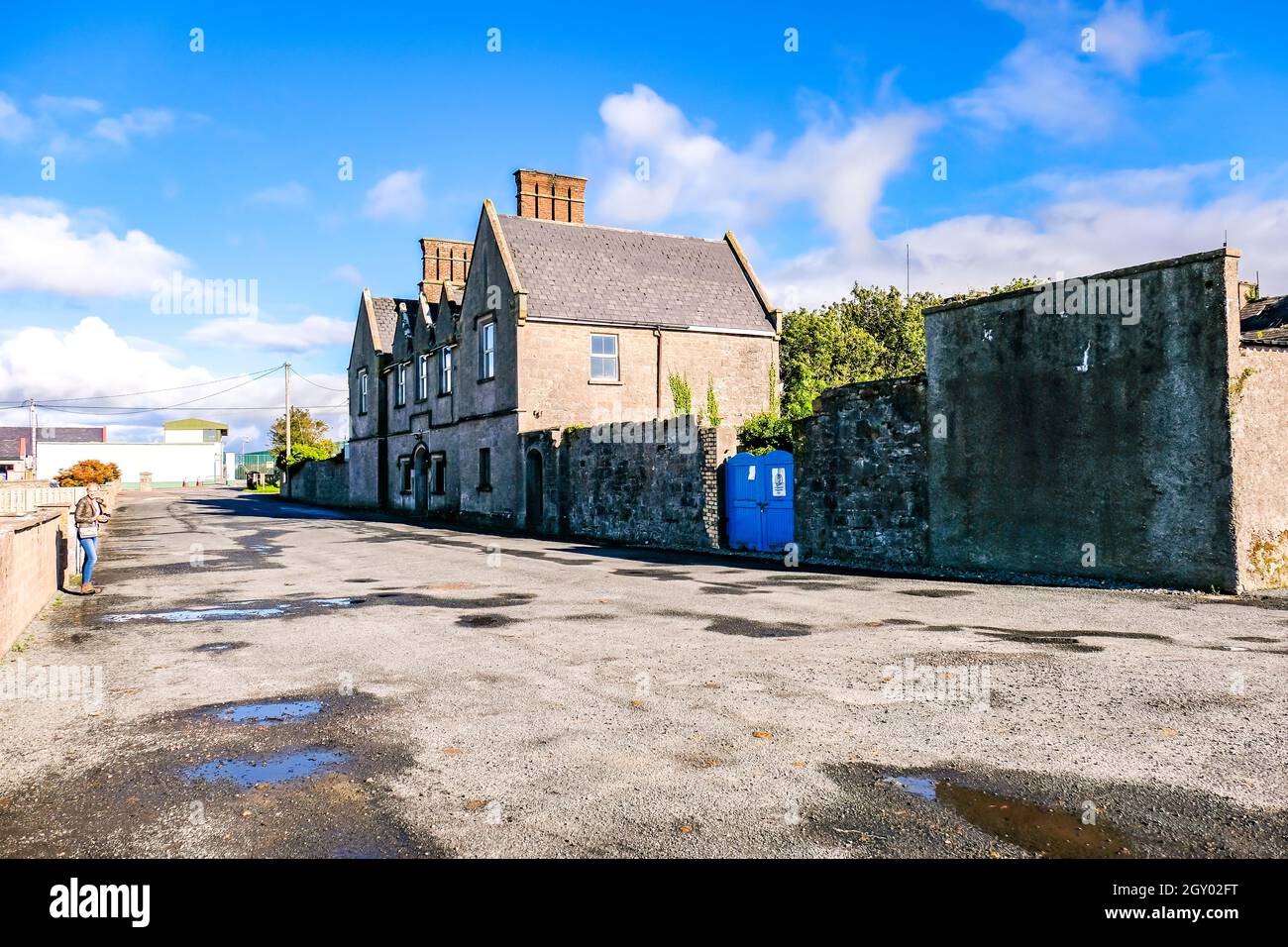 BALLYSHANNON , IRLANDA - AGOSTO 22 2020 : la casa di lavoro è stata l'istituzione più temuta e odiata mai fondata in Irlanda. Foto Stock