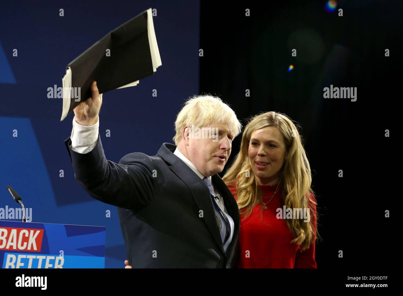 BORIS JOHNSON, CARRIE JOHNSON, 2021 Foto Stock