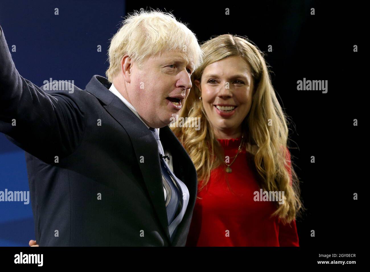BORIS JOHNSON, CARRIE JOHNSON, 2021 Foto Stock
