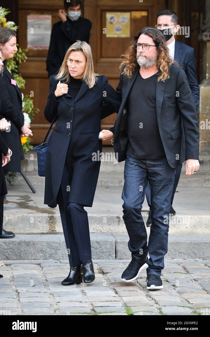 Jacques-Antoine Granjon durante una messa tributo per il magnate francese Bernard Tapie alla chiesa di Saint Germain des Pres a Parigi, Francia il 6 ottobre 2021. Il funerale si terrà l'8 ottobre presso la Cattedrale del maggiore, a Marsiglia. Bernard Tapie è morto di cancro all'età di 78 anni. Foto di David Niviere/ABACAPRESS.COM Foto Stock