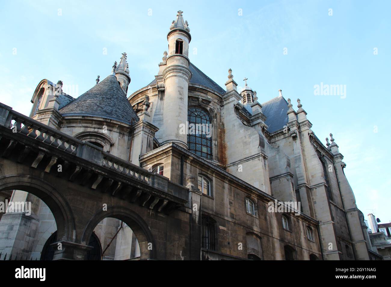 chiesa protestante (oratorio del louvre) a parigi (francia) Foto Stock