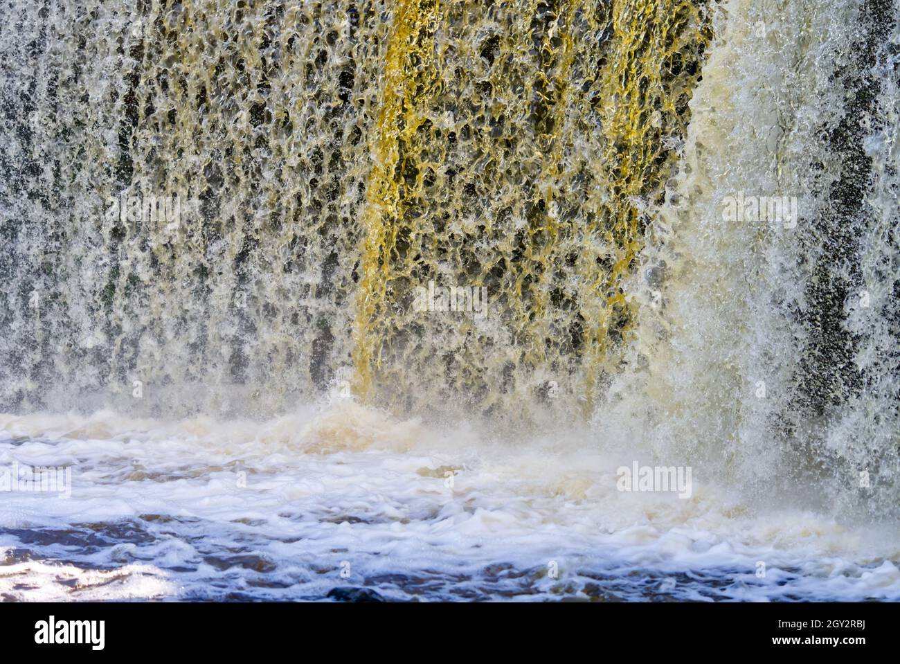 Bella cascata Jagala Juga, Estonia. 2021 Foto Stock