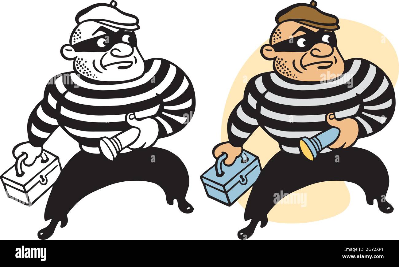 Cartoon thief immagini e fotografie stock ad alta risoluzione - Alamy