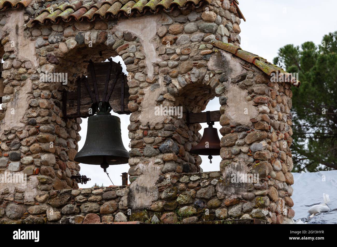 Missione San Miguel Arcángel è una missione spagnola a San Miguel, nella Contea di San Luis Obispo, in California. Fu fondata il 25 luglio 1797 dal Francesco Foto Stock