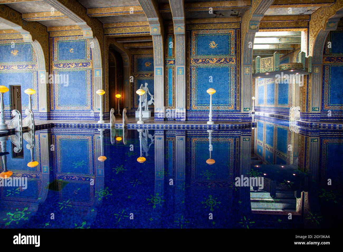 Piscina per i ricchi e famosi Foto Stock