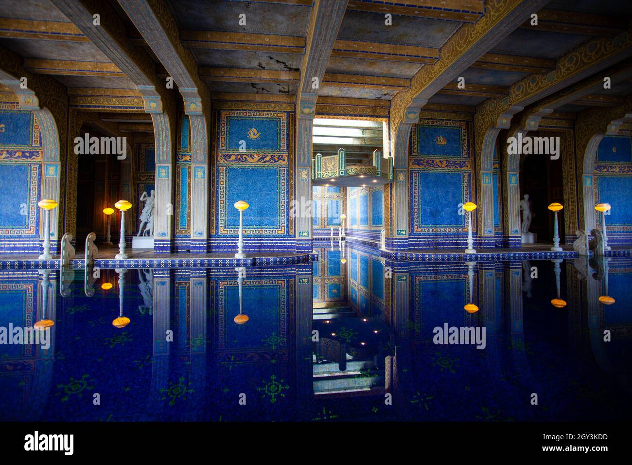 piscina molto lussuosa Foto Stock