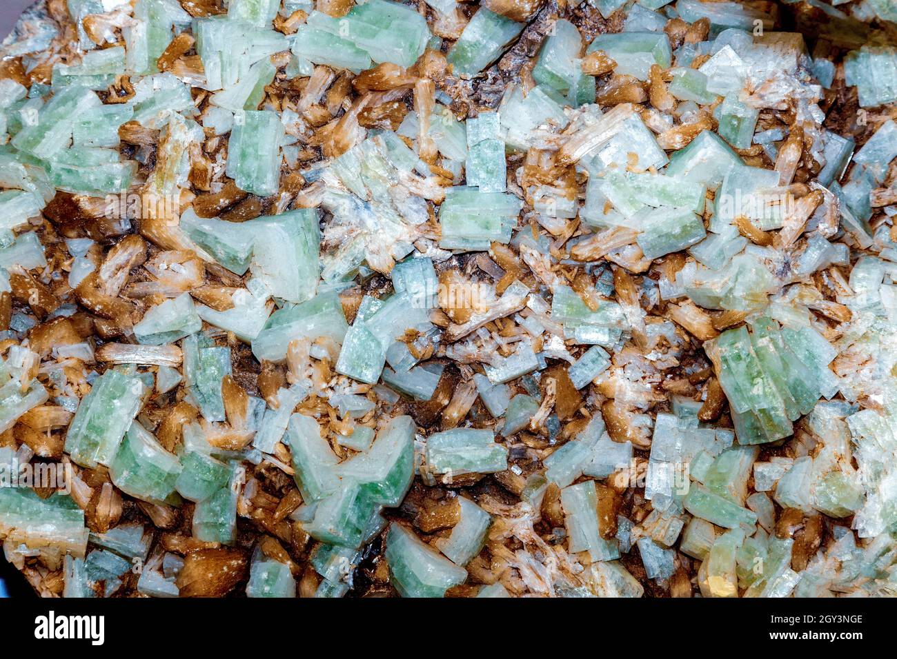 bellissimi cristalli da utilizzare come sfondo Foto Stock