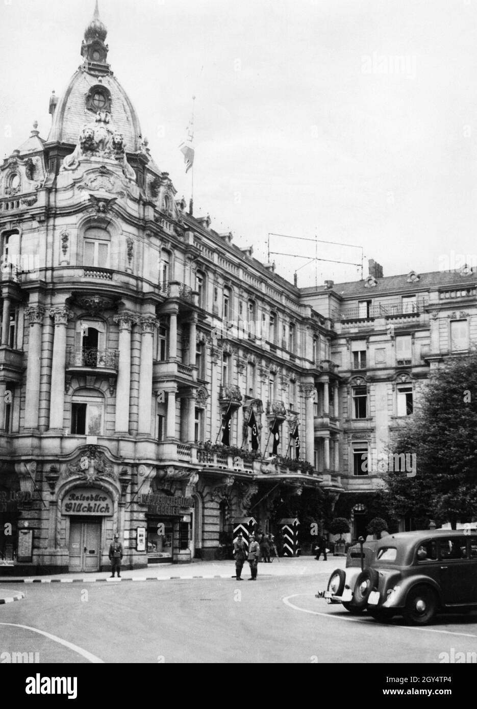 'L'hotel ''Nassauer Hof'' a Wiesbaden, dal 1940 al 1944 sede della Commissione armistizio tedesca. [traduzione automatizzata]' Foto Stock