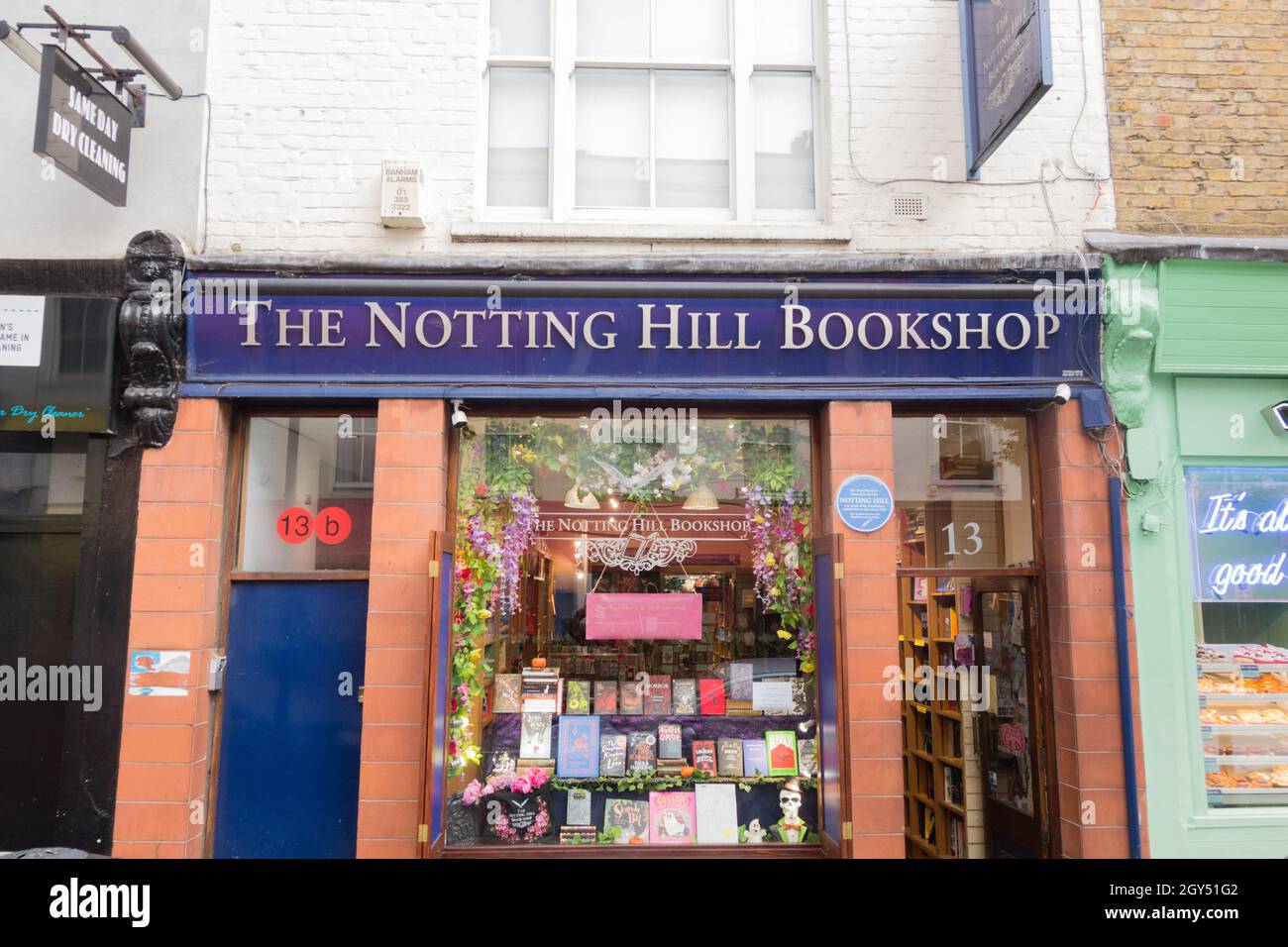The Notting Hill Bookshop, Blenheim Crescent, Londra, W11, Inghilterra, REGNO UNITO Foto Stock