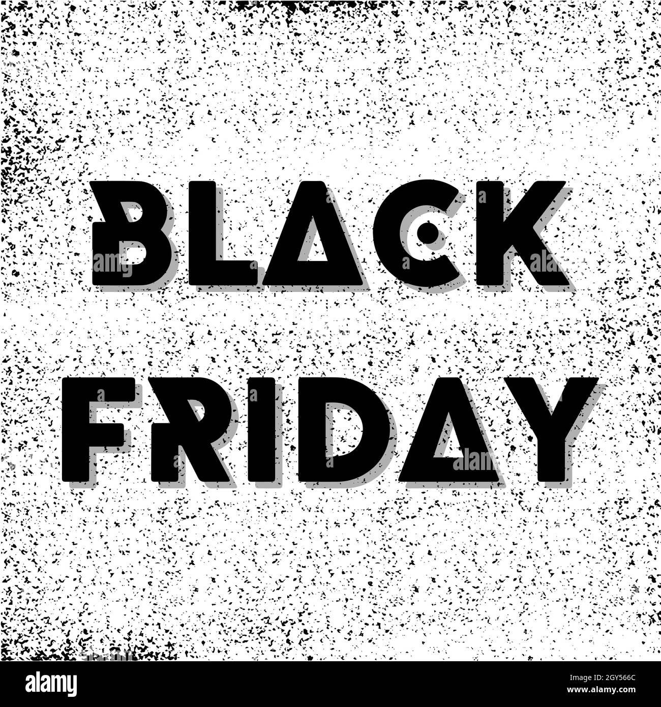 Banner sfondo vettoriale Black Friday per le vendite. Texture sfondo pattern. Foto Stock