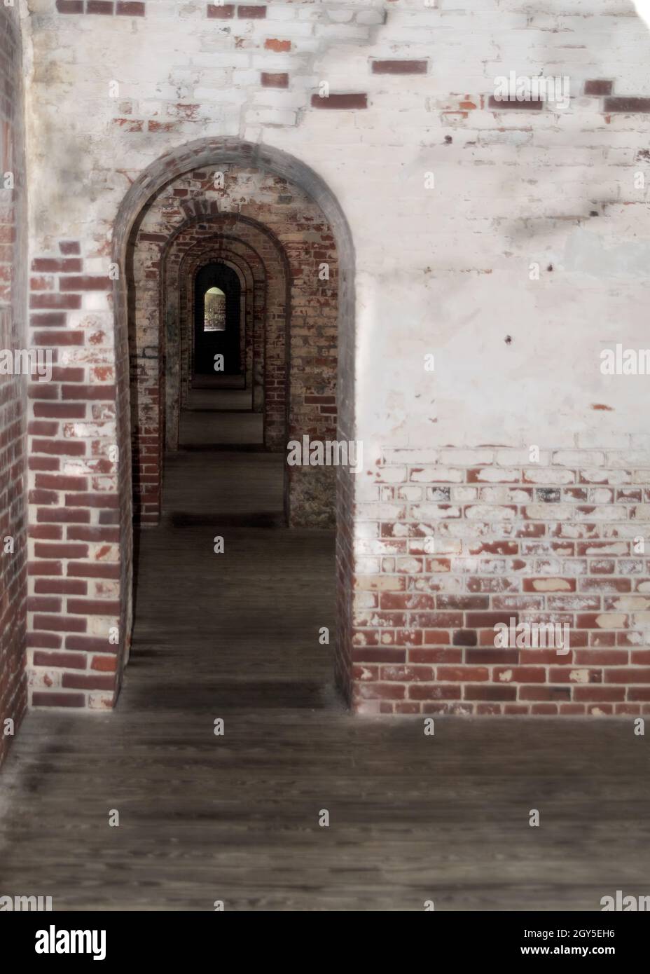 Colpo verticale di una vecchia casa Foto Stock