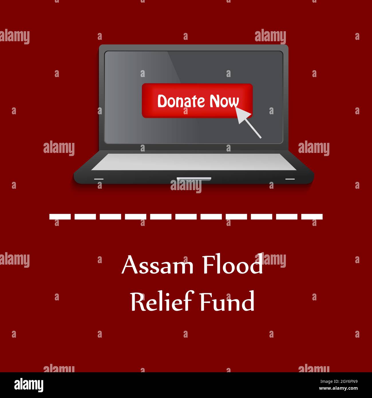 Assam alluvione calamità Foto Stock