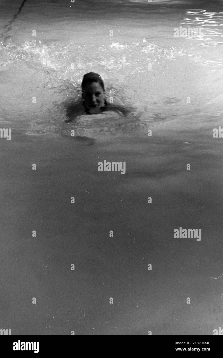 Die Weltmeisterin Anni Kapell bei ihrem Formazione, Deutsches Reich 1941. Campione del Mondo Anni Kapell al suo allenamento, Germania 1941 Foto Stock