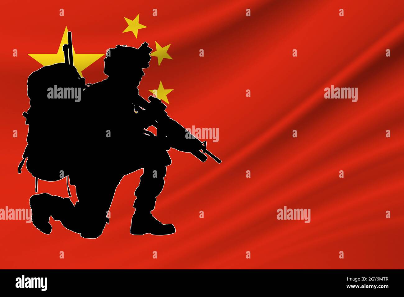 Giornata dell'indipendenza Repubblica popolare Cinese militare della Repubblica popolare Cinese Giornata della memoria della Repubblica caduta della Cina. Foto Stock