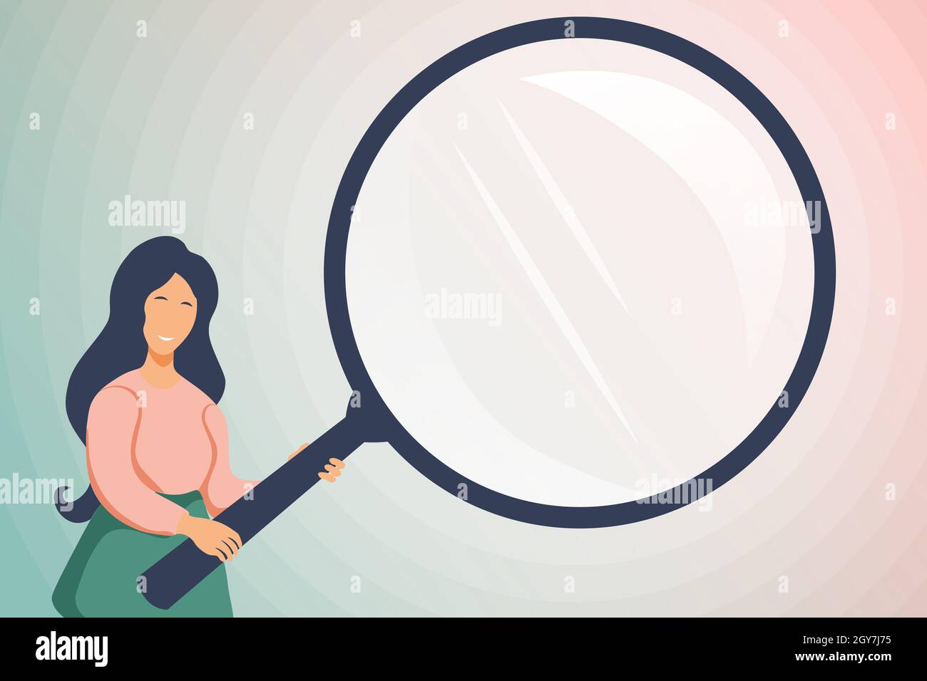 Analisi astratta e ricerca di indizi, Ricerca di concetti di risposte Foto Stock