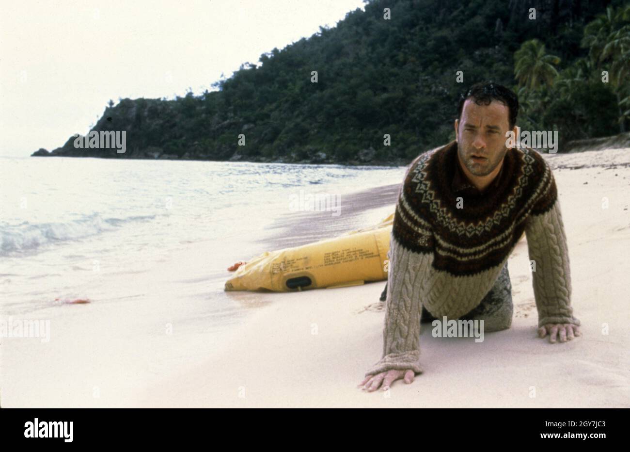 Cast Away Anno: 2000 USA Tom Hanks Regista: Robert Zemeckis Foto Stock