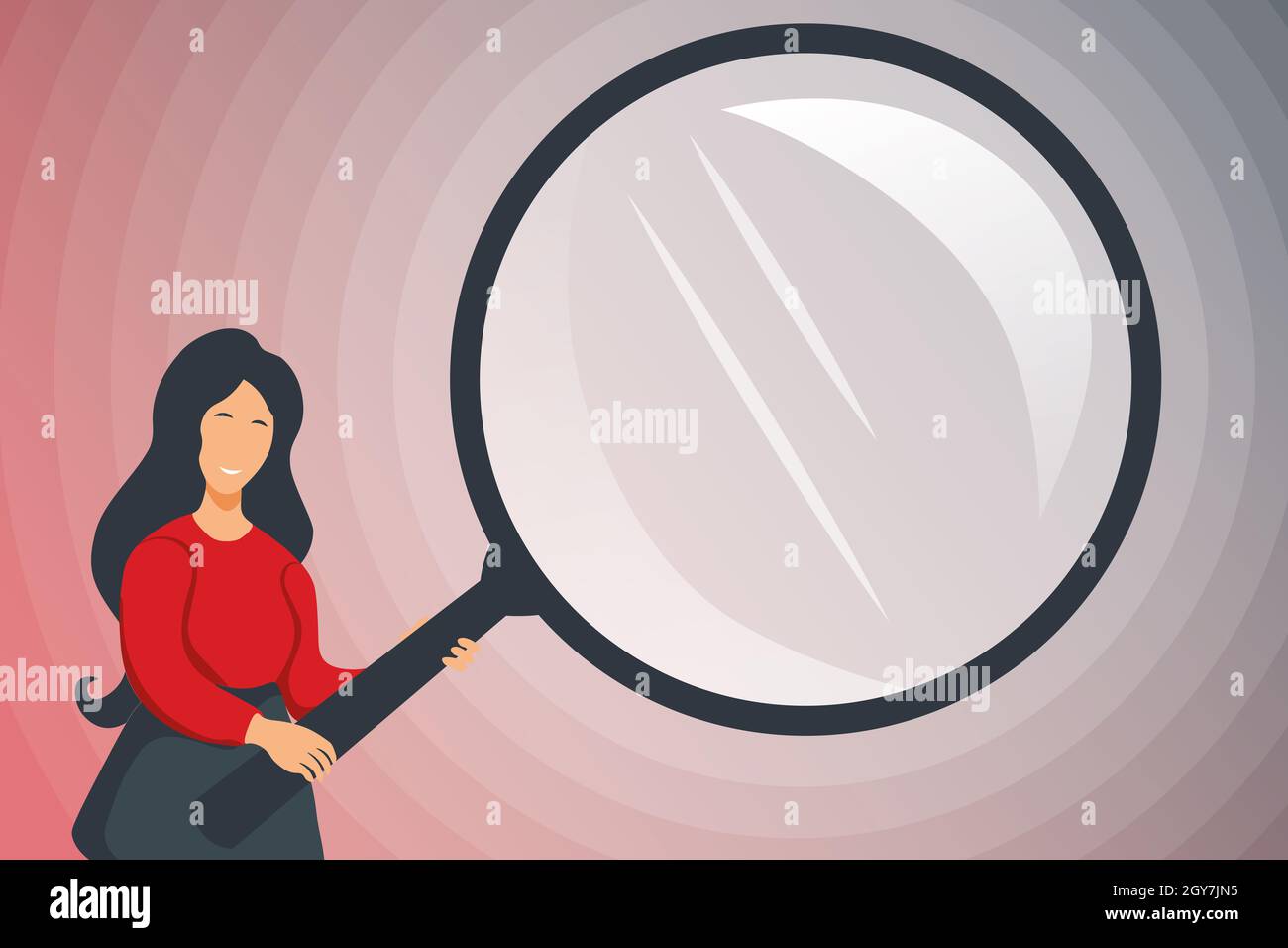 Analisi astratta e ricerca di indizi, Ricerca di concetti di risposte Foto Stock