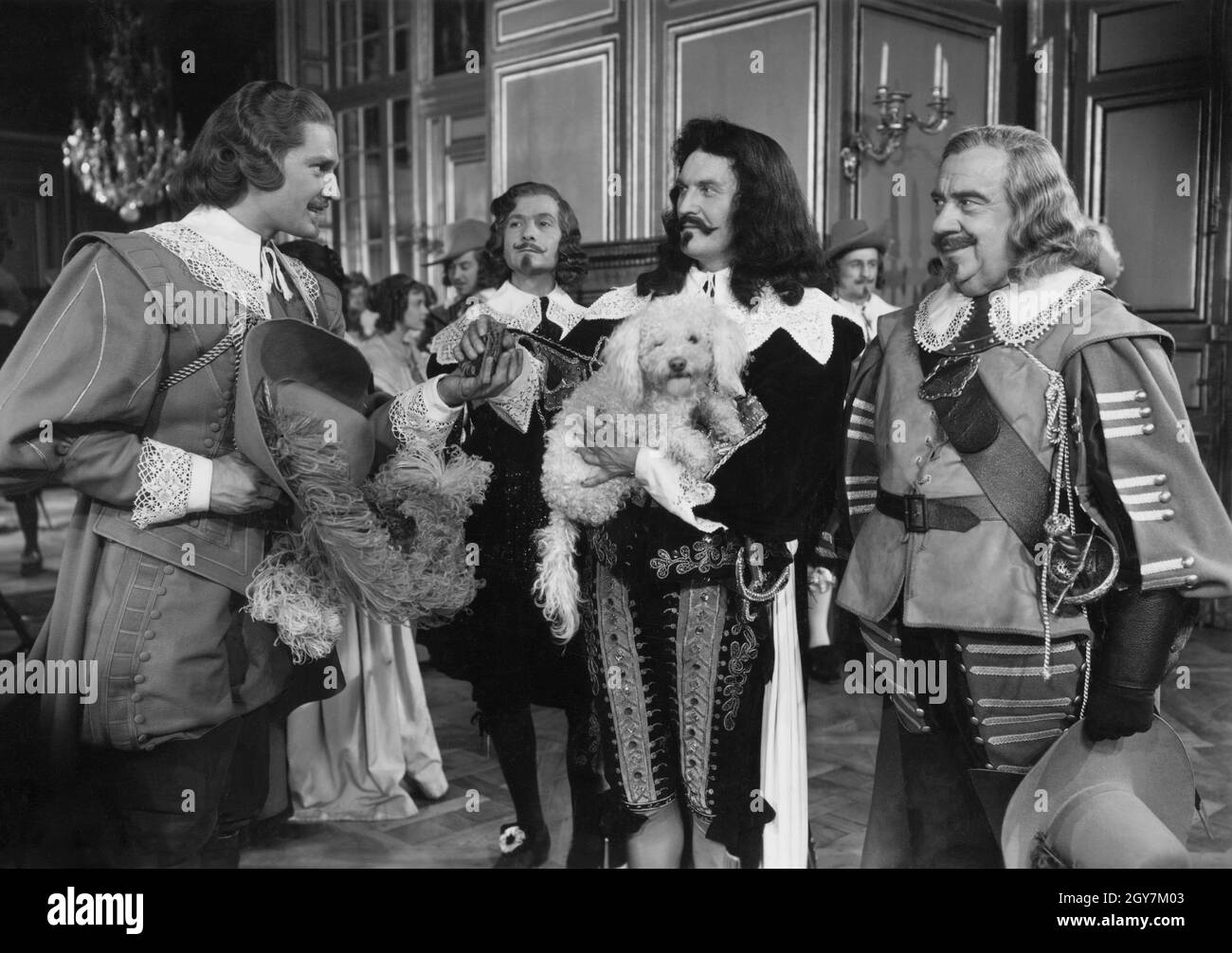 Les Trois Mousquetaires anno : 1953 Francia / Italie Direttore : André Hunebelle Georges Marchal, Jacques Francois, Louis Arbessier, Félix Oudart Foto Stock