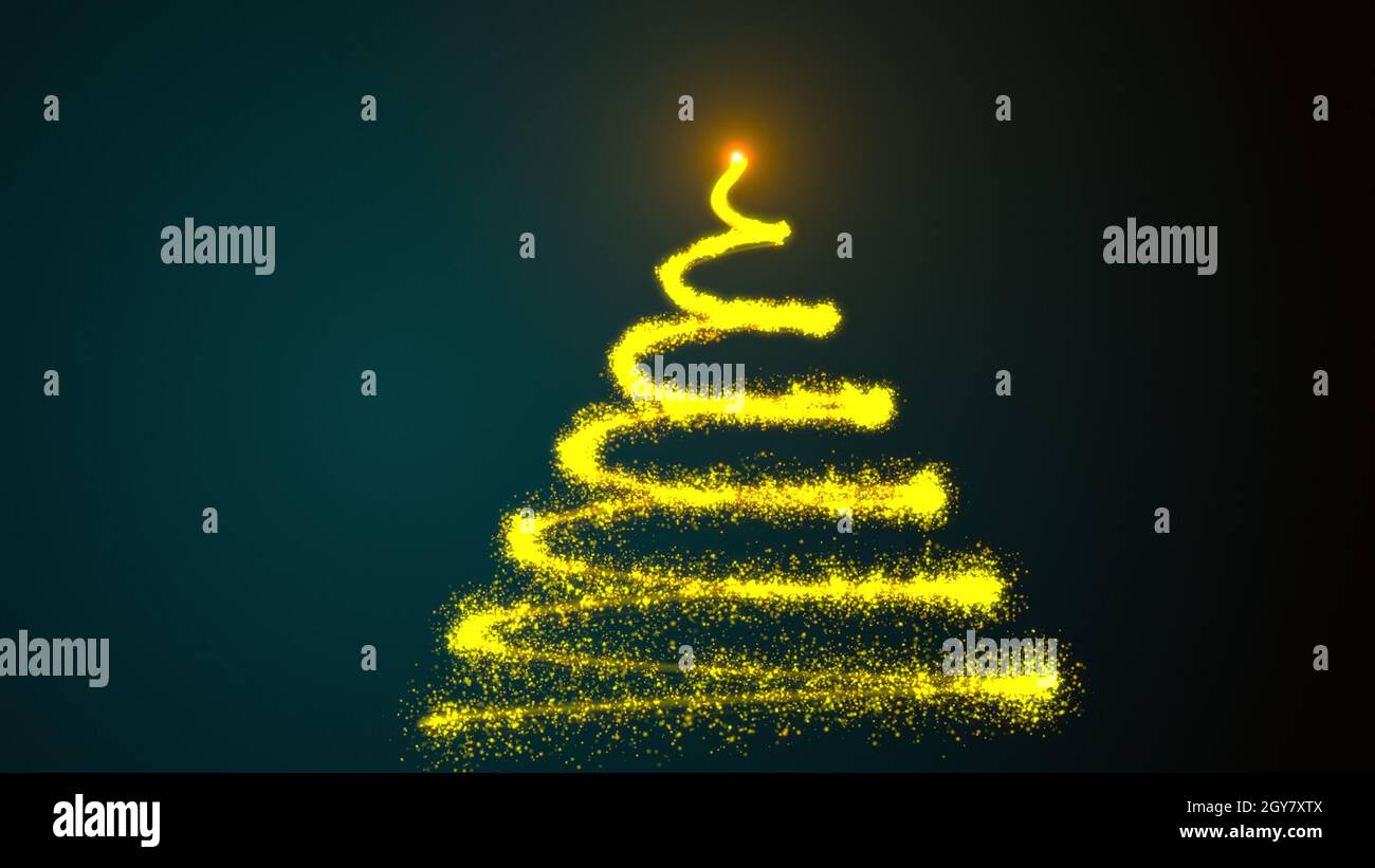 Animata festa di Natale sfondo con struttura ad albero. Basta aggiungere il titolo di Natale, desideri o del logo Foto Stock