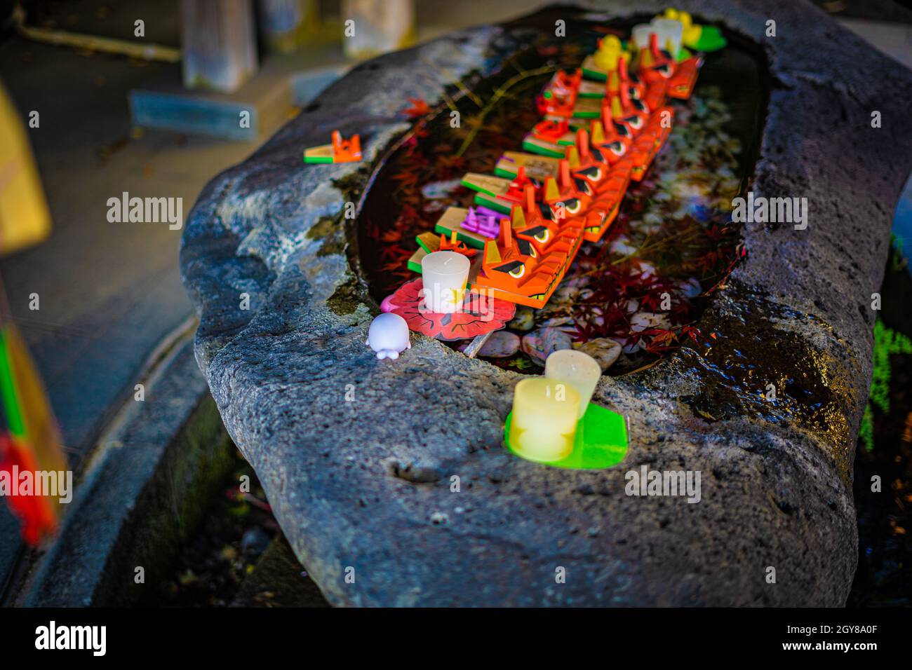 Carino bambola demone (Prefettura di Kanagawa Kamakura City). Luogo di tiro: Prefettura di Kanagawa Città di Kamakura Foto Stock