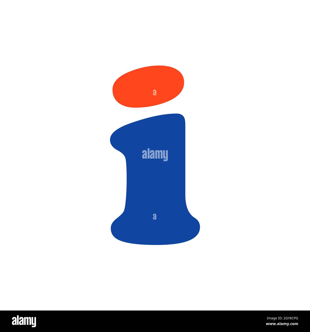 Icona del glifo Web delle informazioni. Guida, FAQ. Firma e-commerce. Simbolo grafico per il design del sito Web, il logo, l'app, l'interfaccia utente. Illustrazione vettoriale, EPS10. Foto Stock