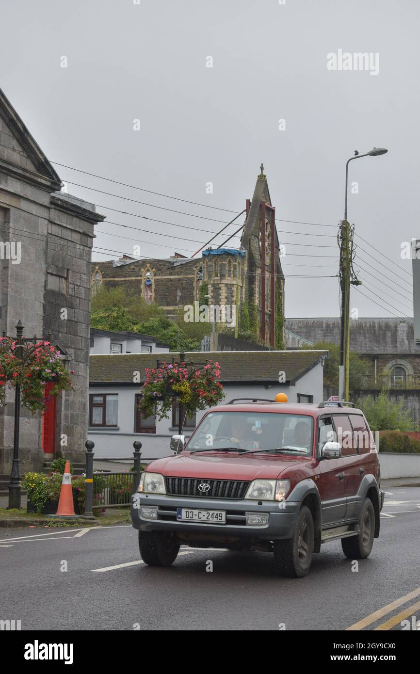 Skibbereen, West Cork, Irlanda. 6 ottobre 2021. È passato un anno da quando il Convento della Misericordia di Skibbereen ha bruciato. Credit: Karlis Dzjamko/Alamy Live News Foto Stock