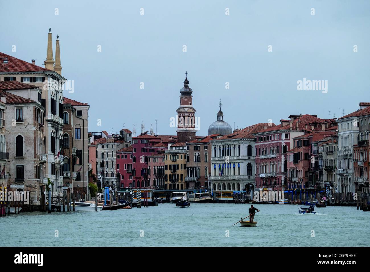 Vista sul Canal Grande di Venezia Foto Stock