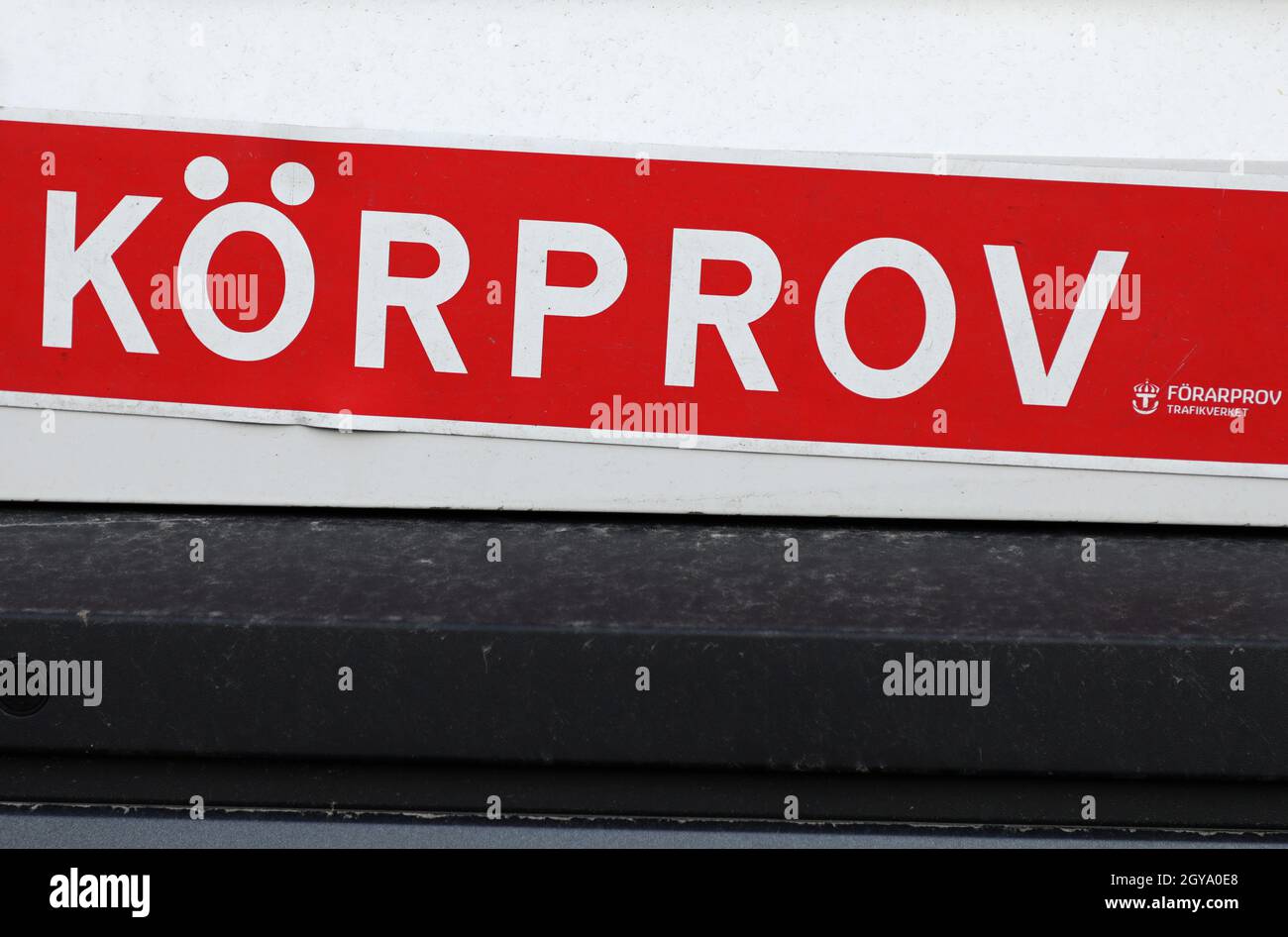 Trafikverket Förarprov tiene test teorici, test di guida, patenti di tassisti e patenti di guida professionali. L'amministrazione svedese dei trasporti (Trafikverket) è l'autorità governativa responsabile di tutti i tipi di trasporto. Foto Stock