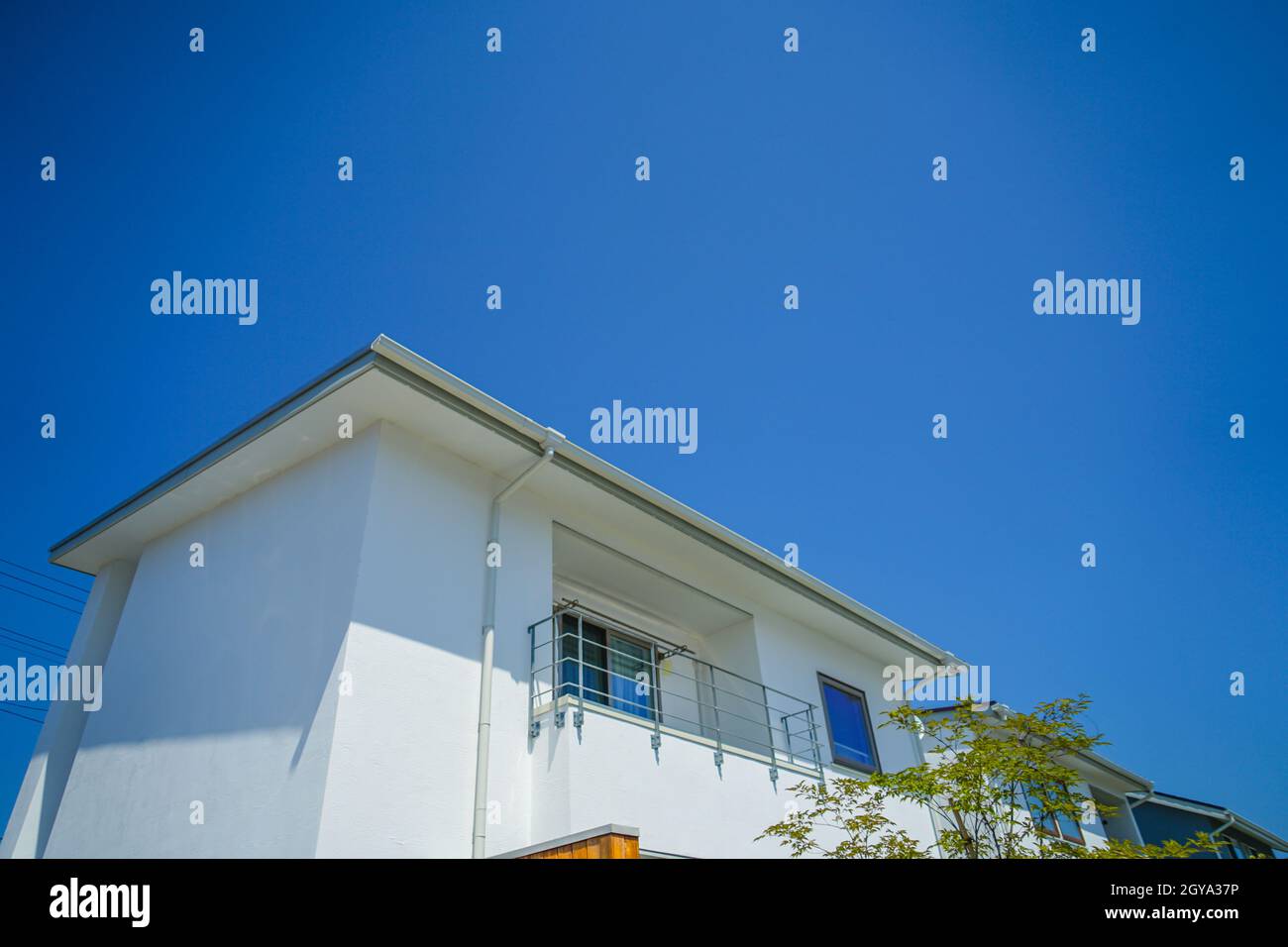 Sendai Arai di città e cielo blu. Luogo di tiro: Sendai, Prefettura di Miyagi Foto Stock