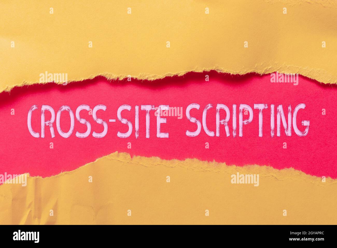 Didascalia di testo Presentazione Cross Site Scripting, vulnerabilità di protezione delle foto concettuali principalmente riscontrabile nell'applicazione Web Abstract Discovering New Life Me Foto Stock