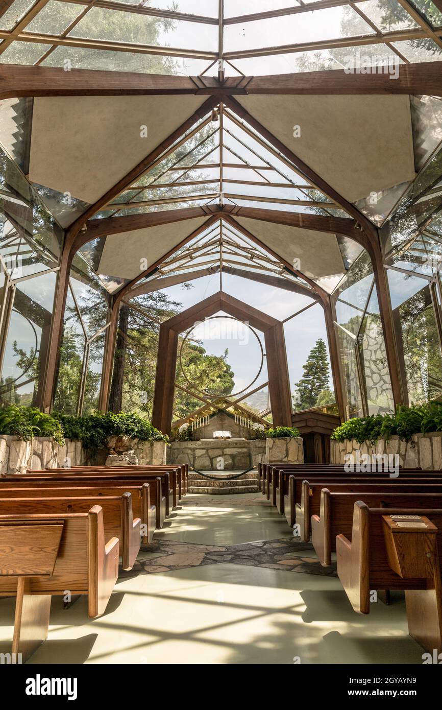 Wayfarers Chapel, California Foto Stock
