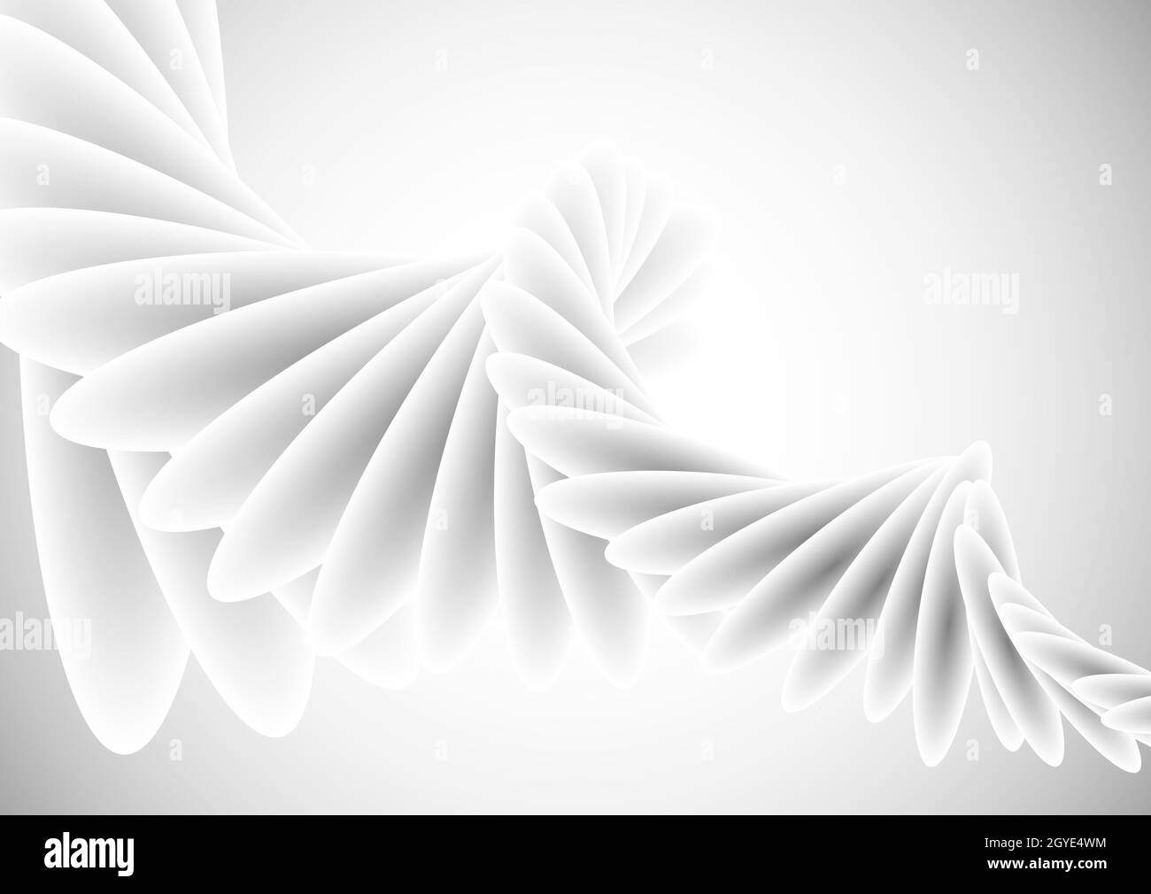 Sfondo astratto con forma di stile 3d Foto Stock