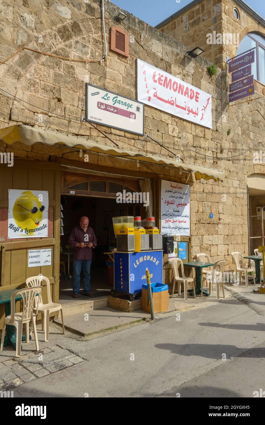 LIBANO, LIBANO SETTENTRIONALE, BATROUN, LIMONATA DI BATROUN Foto Stock