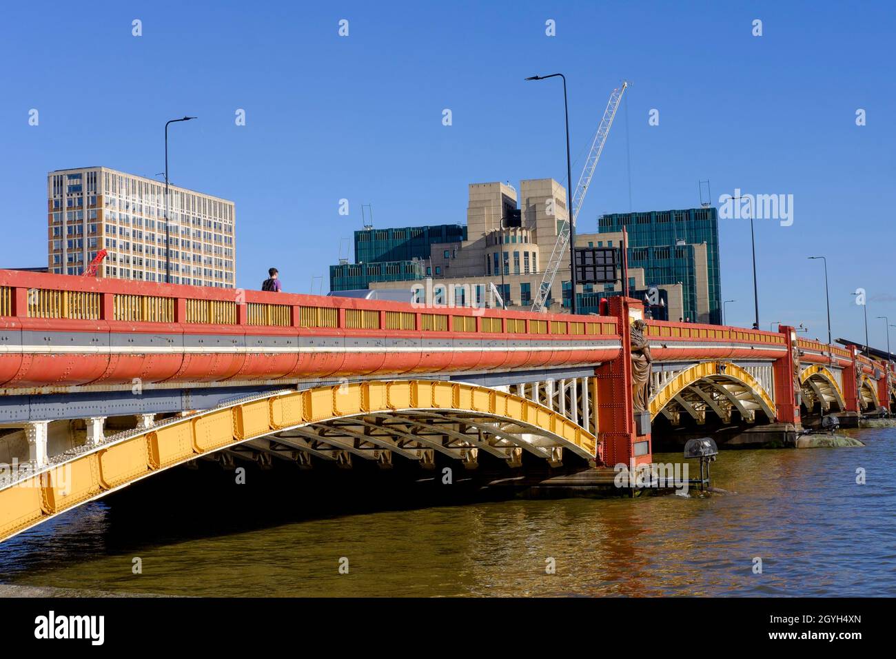 Vauxhall Bridge, London, Regno Unito Foto Stock