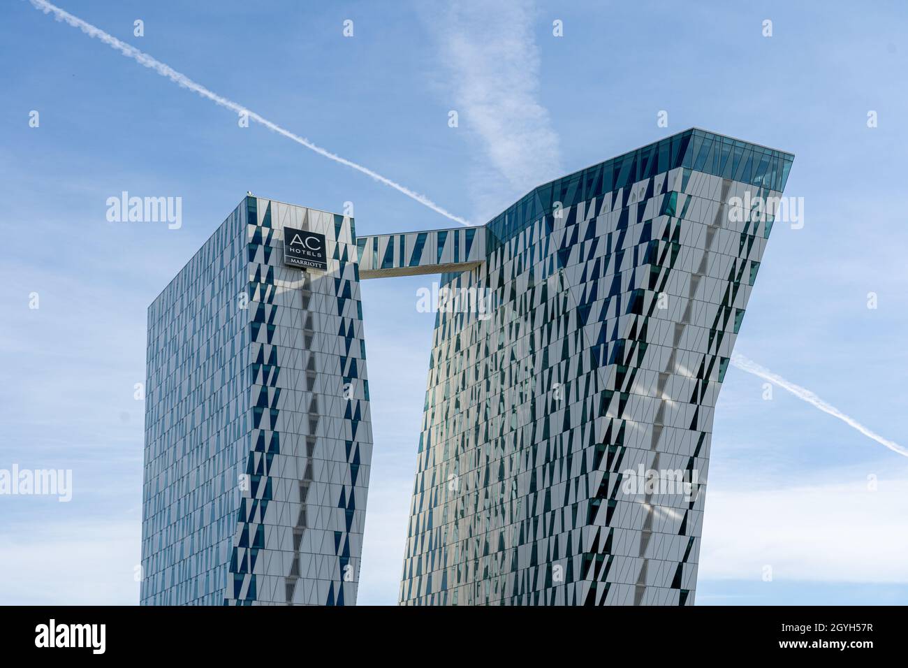 Bella Sky Hotel e Centro Congressi di Copenhagen Foto Stock